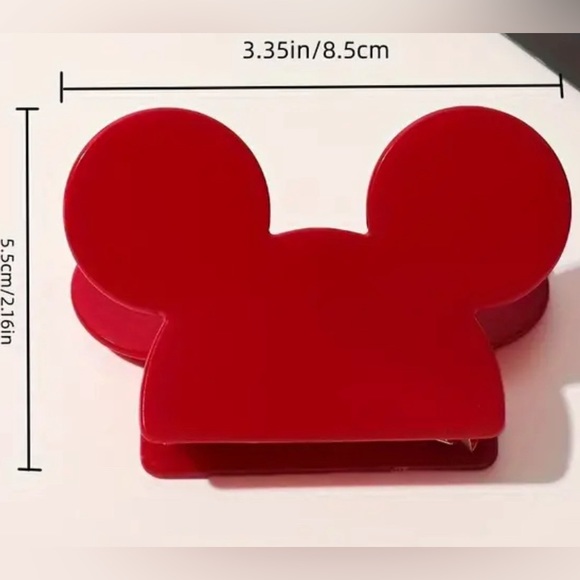 Disney Inspired Mickey Mouse Claw Clip - Picture 2 of 3